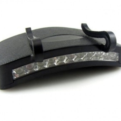 Outdoor Caplights 11 LED Clip-On Caplight White Light Lamp Cycling Hiking Camping Cap Light